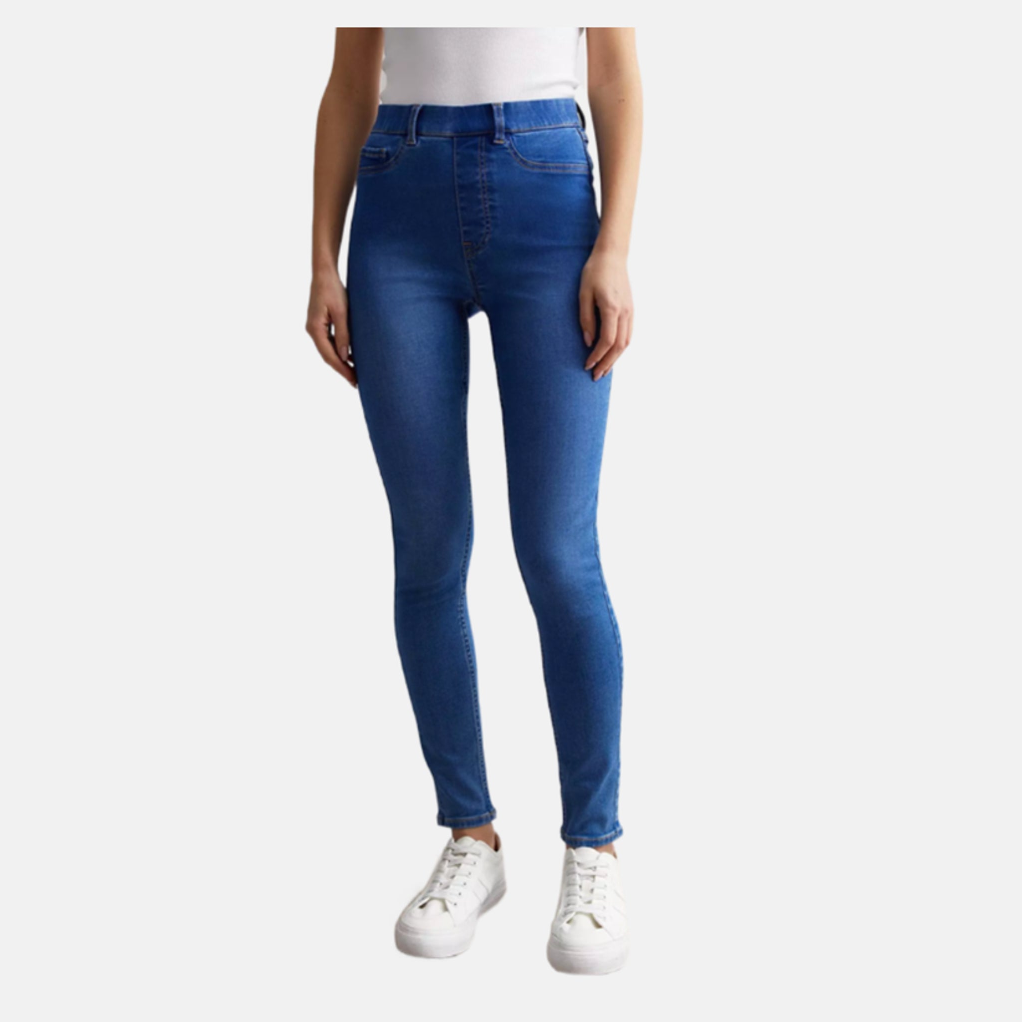 Ladies ex store (New Look) jeggings stretchy skinny fit denim look